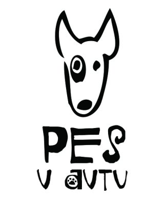 Nalepka Pes v avtu
