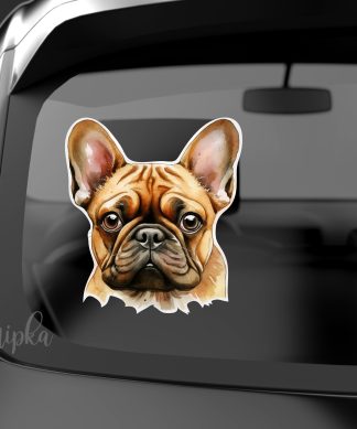 Nalepka za avto Francoski buldog